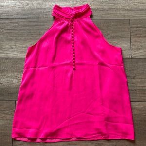 NWT Lilly Pulitzer Kristine Halter Top in Pink Tango
